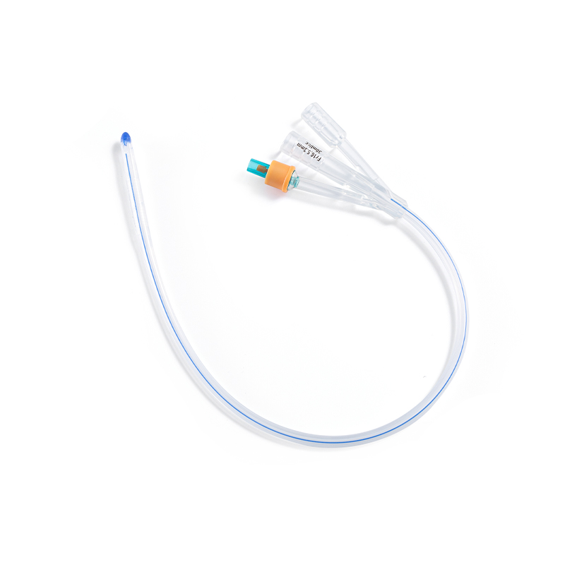 Medical-Grade Silicone 3 Ways Silicone Foley Catheter